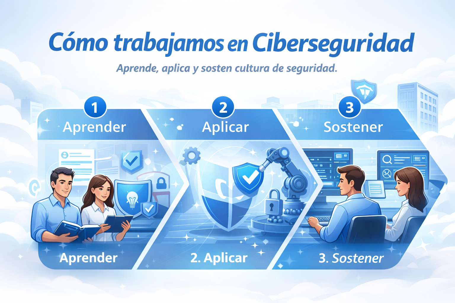 Ilustración Aegis8: cómo trabajamos